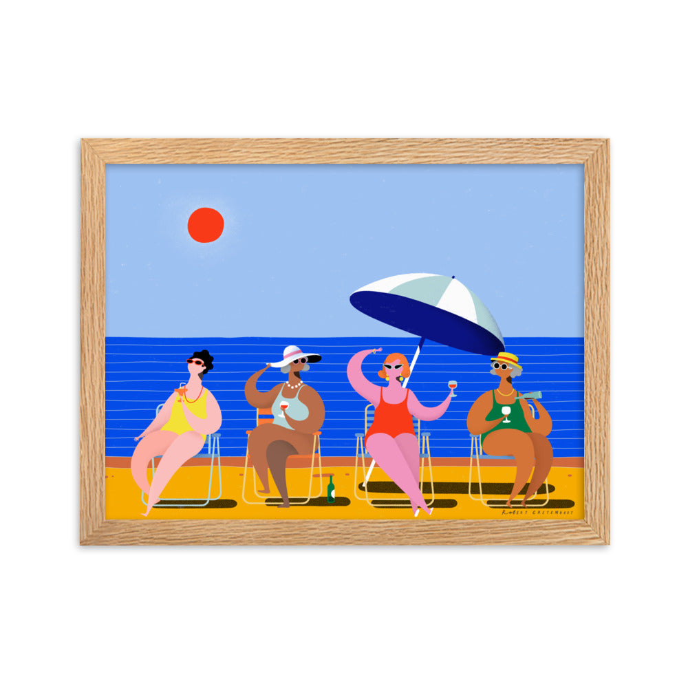 Framed Fabulous queens Print