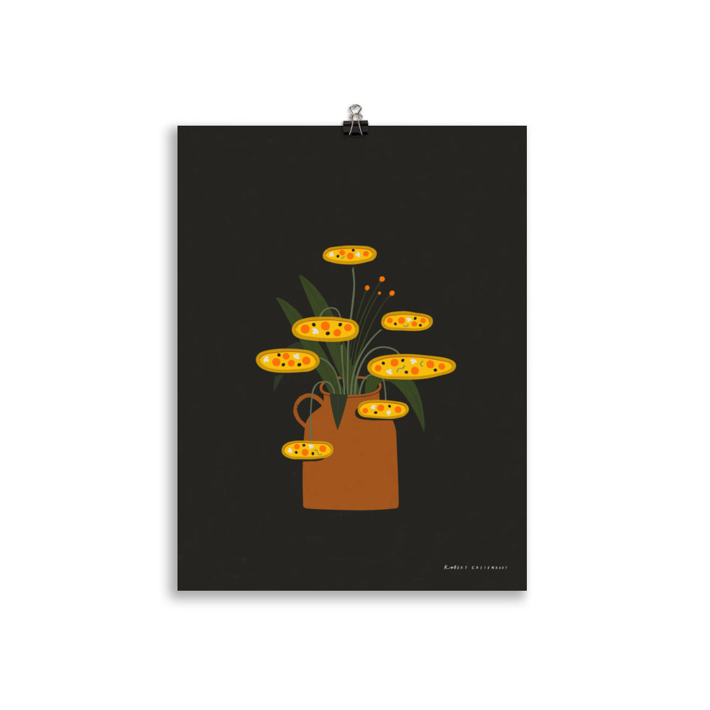 Pizza Plant Print