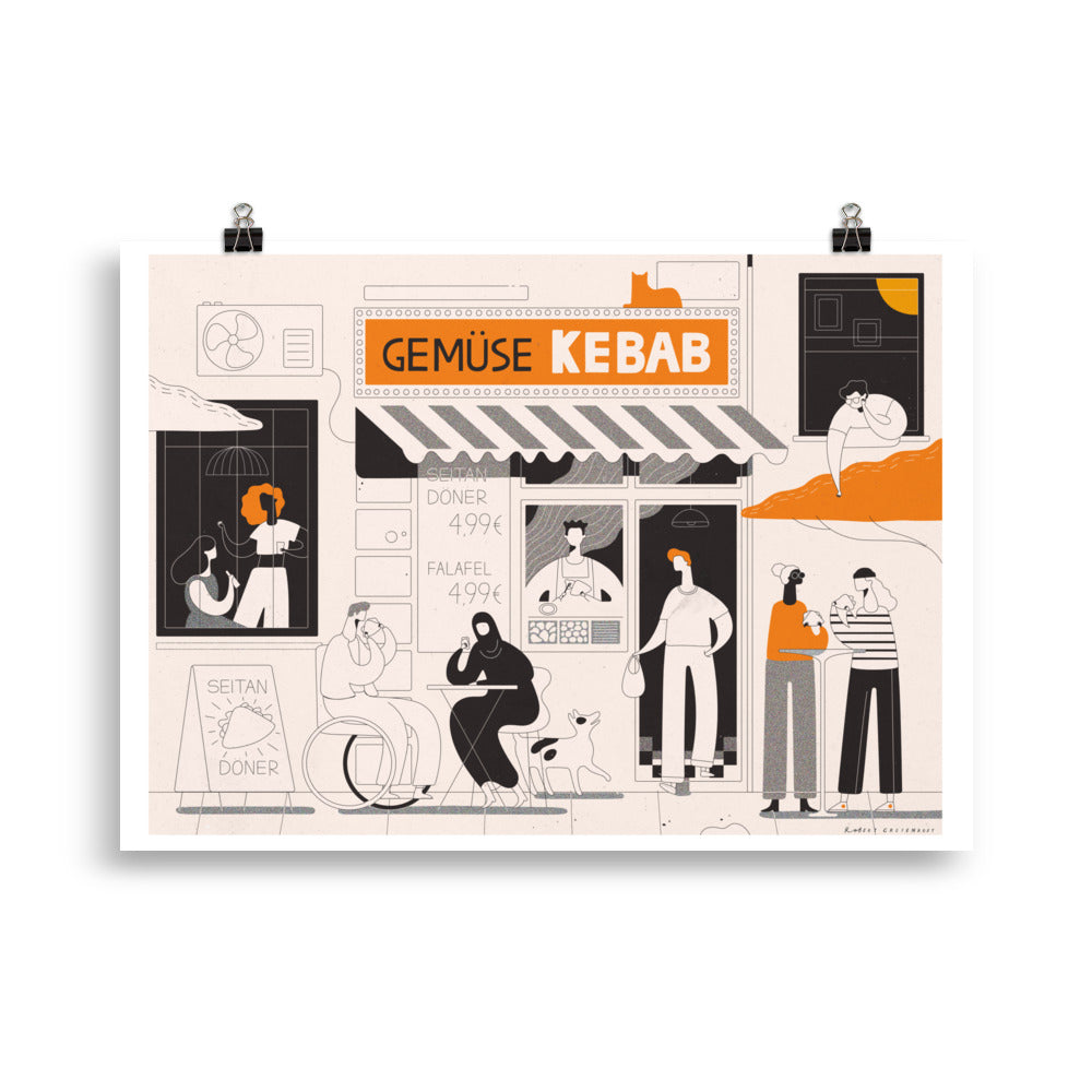 Veggie Döner Print
