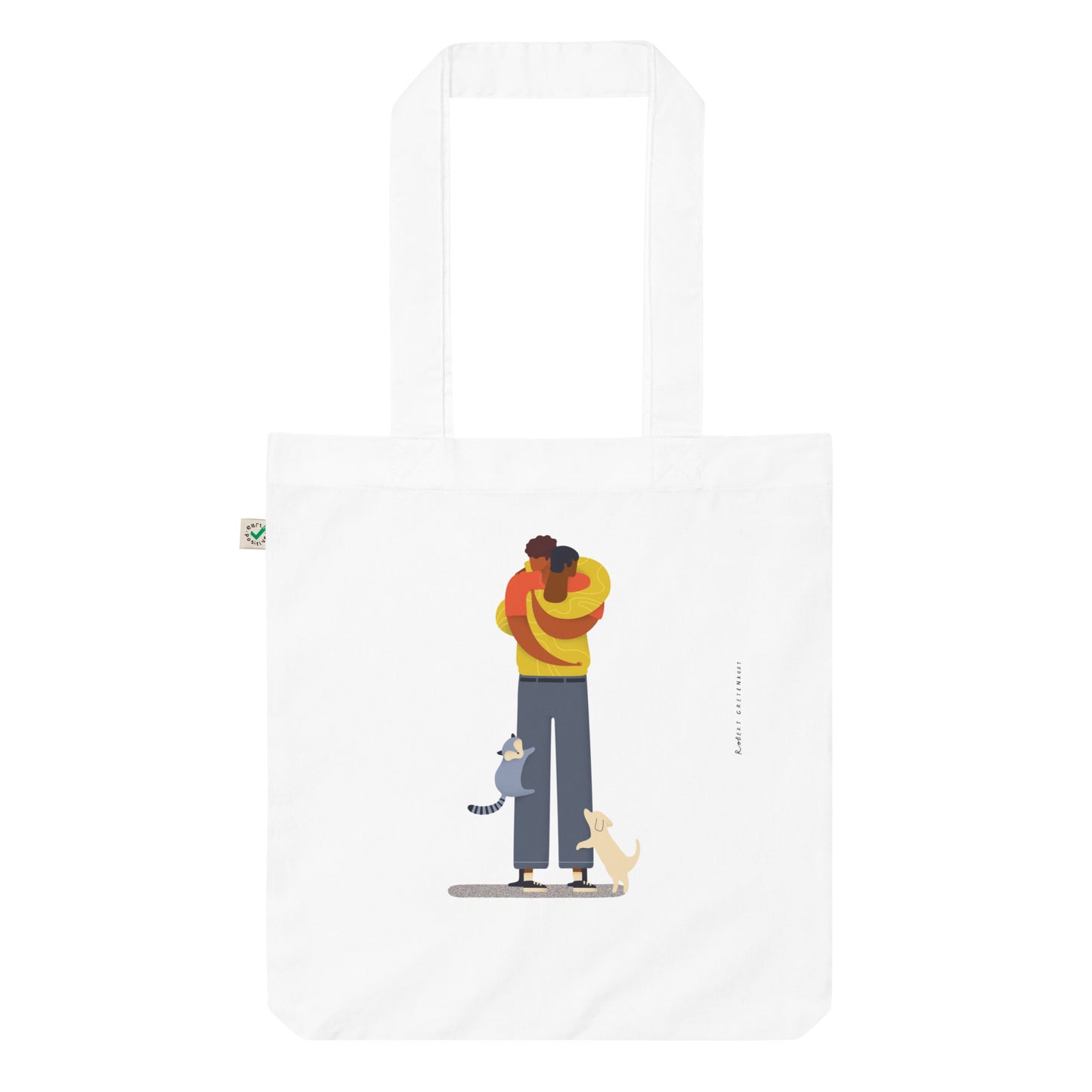 Hugs tote bag